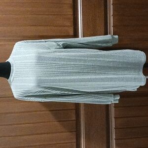 Shein green knit ribbed dress. Size L